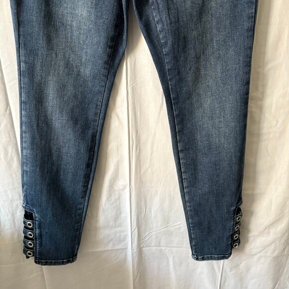 Joseph Ribkoff Slim Ankle Length Denim Jeans 241900 Size 6 - Picture 7 of 8